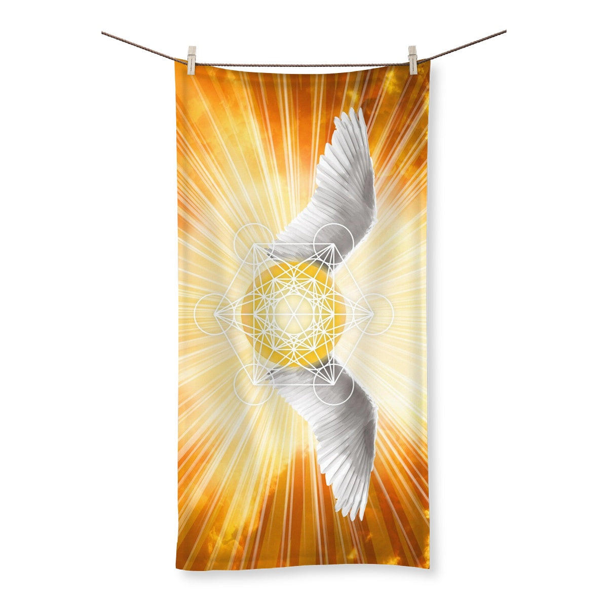 Archangel Metatron - Towel | David Essery - New Moon Art